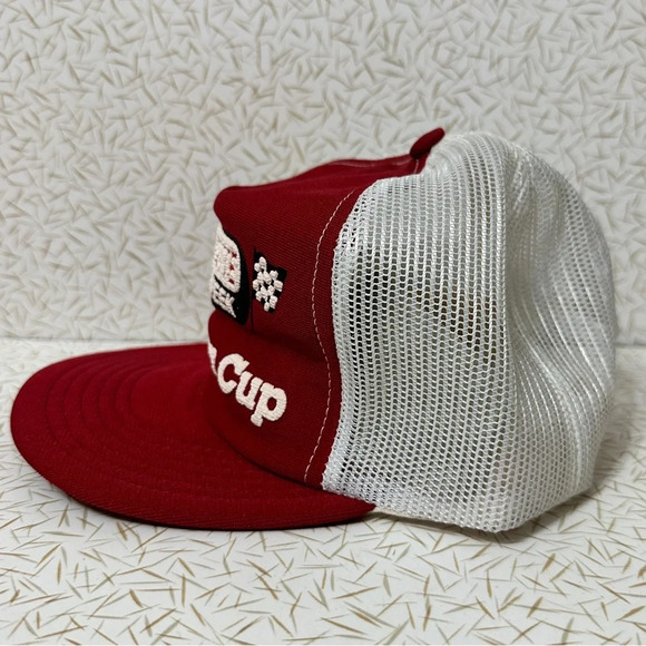 VTG Nascar Charlotte Speed Week Hat Cap Puffed Mesh Trucker SnapBack 80’s Retro - Picture 2 of 7